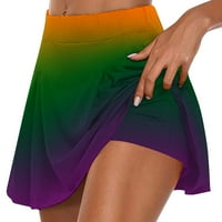 Žene u nagledne kratke hlače Ležerne ljetne atletske teniske suknje vježba visokog struka teretana Golf Skorts Activewear