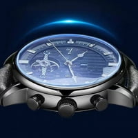 Zamjena debljine Plavi sat Glass AR obloženi dvostruki kupoli mineralni sat