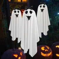 Halloween Hanging Dekoracija duhova, bijeli dekoracija duhova, Noć vještica Party Kamin vrata Prozor stabla dvorište Vrt na otvorenom ukras