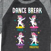 Jojo Siwa - Dance Break Unicors - grafička majica mališa i omladine Raglan