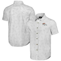 Muška kolekcija NFL Darius Rucker Fantics White Denver Broncos tkani majica kratkih rukava