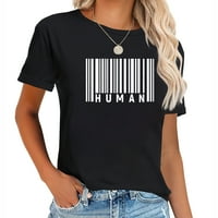 Majica za majicu za ljudsku barkodu