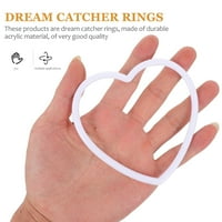 Kreativni prsten za srce prsten za hvatanje iz snova za viseće ukrase DIY