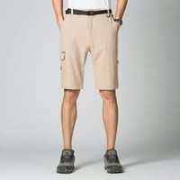 B91XZ znojne hlače muške muške hlače za brzo sušenje odvojive dvije hlače labave planinarske pantalone