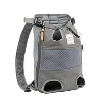Kućni ljubimac na otvorenom ruksak nosač štenad torbica prednje torbe ležerne ruksack sive
