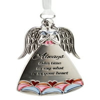 Uvijek treba vremena da kažete šta je u vašem srcu Angel Charm ornament - by Ganz