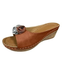 Sandale Žene Velike veličine Cvijeće Jednobojno papuče Ležerne prilike i cipele