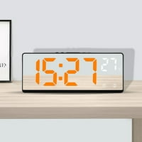 Fairnull Electronic Clock Veliki ekran Temperatura ekrana Zlordno stolni stol Digitalni budilnik Svakodnevna