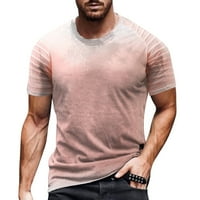 Muške košulje s kratkim rukavima Muškarci i ljetni ležer Retro nevolje Ispisana majica okrugli vrat
