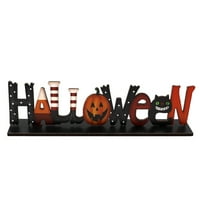 Halloween Drveni ukras za ukrašavanje znakova Center desktop Happy Table Indoor sablasni ukrasi ukrasa
