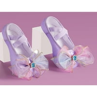 WAZSHOP Girls Plesne papuče Split Sole baletske cipele na plesnom cipelu Lagani bowknot stanovi Djevojka
