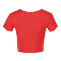 Fattazi Tshirts majice za žene Ženske modne ljetne kratke rukave slatke kulture casual osnovne posade