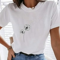 Smihono popust Tunnic T majice za unise vrat modne ženske bluze vrhove Slim Fit Ležerne ljetne košulje