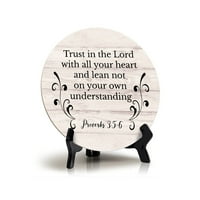 Okruglo povjerenje u Gospoda svim srcem i nagnuti se ne na vlastitim razumijevanjem prorektora 3: 5-