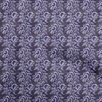 Onuone pamučna kambrična ljubičasta tkanina azijska batik cvjetna haljina materijal materijal tkanina