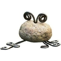 Helectqrin Critters Mini žablje prirodni rečni kamen sa žicom