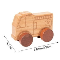 Navelite američku organsku drvenu dječju igračke za razvoju finog motora Senzorno vještine igračka Montessori Grashping Jayy Wood Car Car Carls