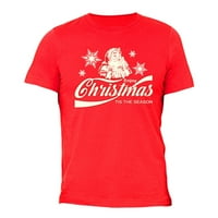 Xtrafly Odjeća tis sezona - ružna božićna majica Elf Santa Xmas muškarci žene majice