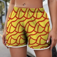 Žene na plaži Skraćenice Ljeto Ležerne prilike Print Comfy kratke hlače Elastični struk Bikerske kratke
