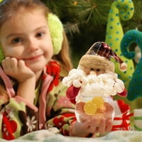 Božićni bombonski jar Dječji poklon Santa Snowman Ornament Skladištenje Bo bistro Novelty Cookie Jors