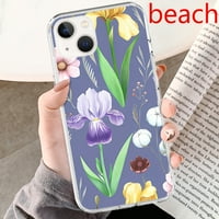 Cvijeće Mekana prozirna futrola za telefon za iPhone Mini XS PRO MA XR SE Plus