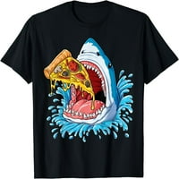 Pica koja jede morsku majicu Dječje dječake Ljubitelji hrane Jawsome Tee majica Crna 3x-velika