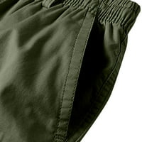 Elneeeya Casual Hotsas Elastični struk na otvorenom Ljetne narukvice Udobni teretni kratke hlače Prozračne