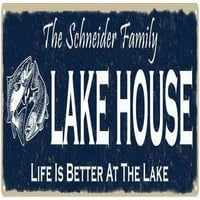 Schneider Porodična jezerska kuća potpisuje metalni ribolovni kabinski dekor 108240101272