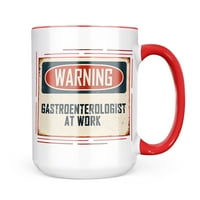 Neonblond Upozorenje Gastroenterolog na poslu Vintage Fun PowT Poklon poklon za ljubitelje čaja za kavu