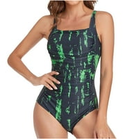 Jedno kupaće kostim za žene Ljetni modni kostim za mršavljenje cvjetni ispis Push up Sling kupaći kostim