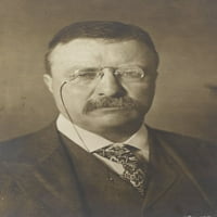 Ispis: Theodore Roosevelt, portret poprsje, okrenut prema sprijeda, 1904
