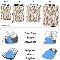 Boemian flanel pokrivač sa poklopcem jastuka za krevet na kauču dnevni boravak Sofa kauč na razvlačenje