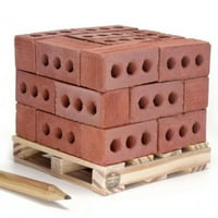 GUVPEV MINI cementne cigle i malter omogućuju da izgradite vlastiti sitni zidni mini cigla igračka - crvena