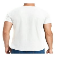 Muške ljetne majice sa 3 tipke s kratkim rukavima Duks s kratkim rukavima Pamuk prednja plačka košulja