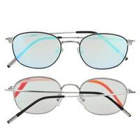 Naočale za slijepilo u boji, sumorna boja slijepa korektivna naočala zakrivljena staklena noga za prelazak