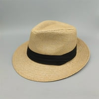 Dodatna oprema Unise Muškarci Žene Panama Wide Wide Brum Straw HAPS Aldult Jazz Slav šešir Top šešir