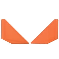 Jedinstvena povoljna zadnja vrata Stražnja vrata Triangularna dekoracija Poklopac obloga Orange ABS