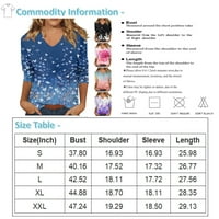 Strugten majice za žene Slatke grafičke grafike Tees Bluze Calless Plus size Basic Tops Pulover Ženske