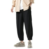 Pantalone za muškarce muške modne joge hlače casual pantalone s elastičnim strukom proljeće ljeto tanke