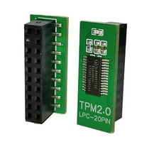 TPM2. 20pin TPM modul LPC TPM 2. Trusted platforma Green AU A2T4