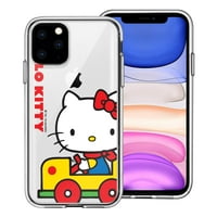 iPhone Mini Case Sanrio Clear TPU meka Jelly Cover - Hello Kitty Car