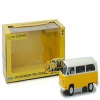 Greenlight po skali autobusom za Volkswagen Tip Little Miss Sunshine - Žuta i bijela
