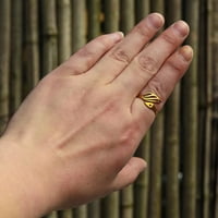 Elegantni šupljini labudni prstenovi za žene ručno rađene nakit Korejski životinjski nehrđajući čelik