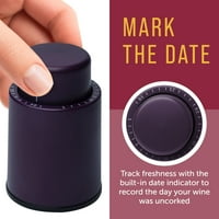 Vakuumski vinski čep - čuvar vina otporan na propuštanje - spremite svoje vino za drugi dan - vakuum