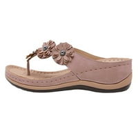 Rosarivae Pair Beach Slipse Sandale Modni cvjetni papučići Kreativne ljetne cipele Udobne sandale za