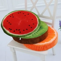 Wirlsweal 3D okrugli voćni jastuci ukrasni plišani smiješni voćni jastuci za jastuče za igračke sjedala