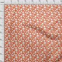 Onuone pamučne fleke tkanina narančastom točkice DIY odjeća za pretežanje tkanine Tkanina za ispis od