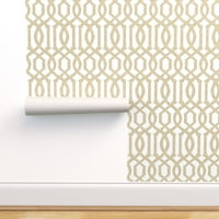 Swatch za zidove i palice - Trellis White rešetke klasične tradicionalne moderne prilagođene preklopne