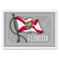 Florida, mahala državna zastava, serija država, lamparska preša, premium igraće karte, kartonski paluba