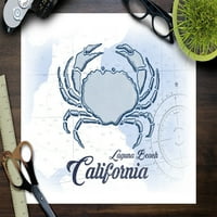 Plaža Laguna, Kalifornija, Rakova, plava, obalna ikona